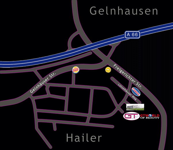 Anfahrt GT World of Beauty